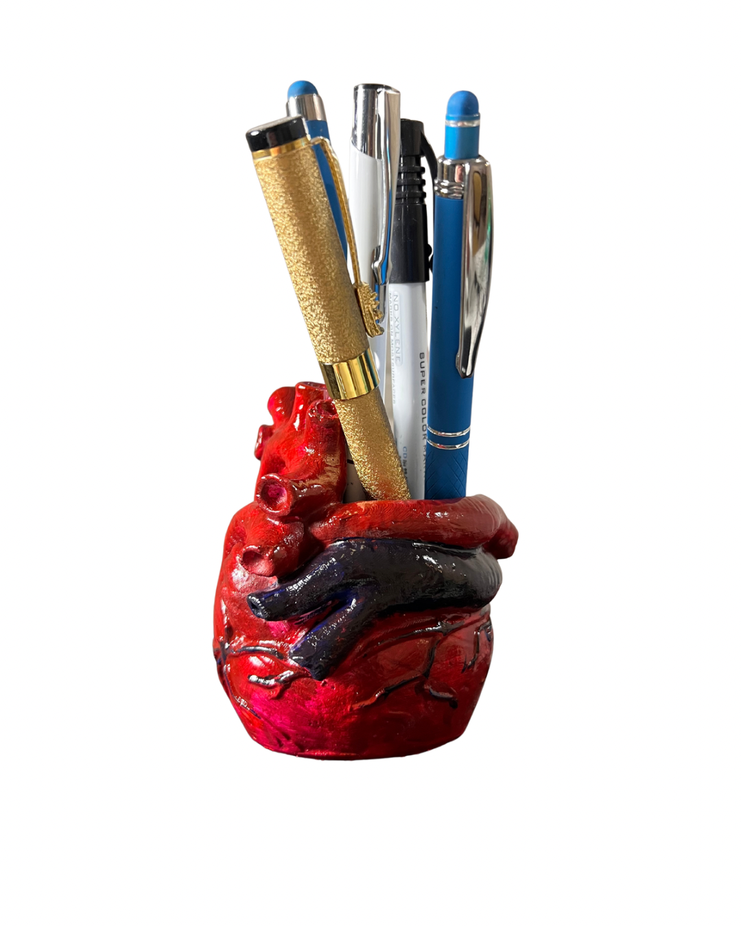 Portapenne cuore anatomico
