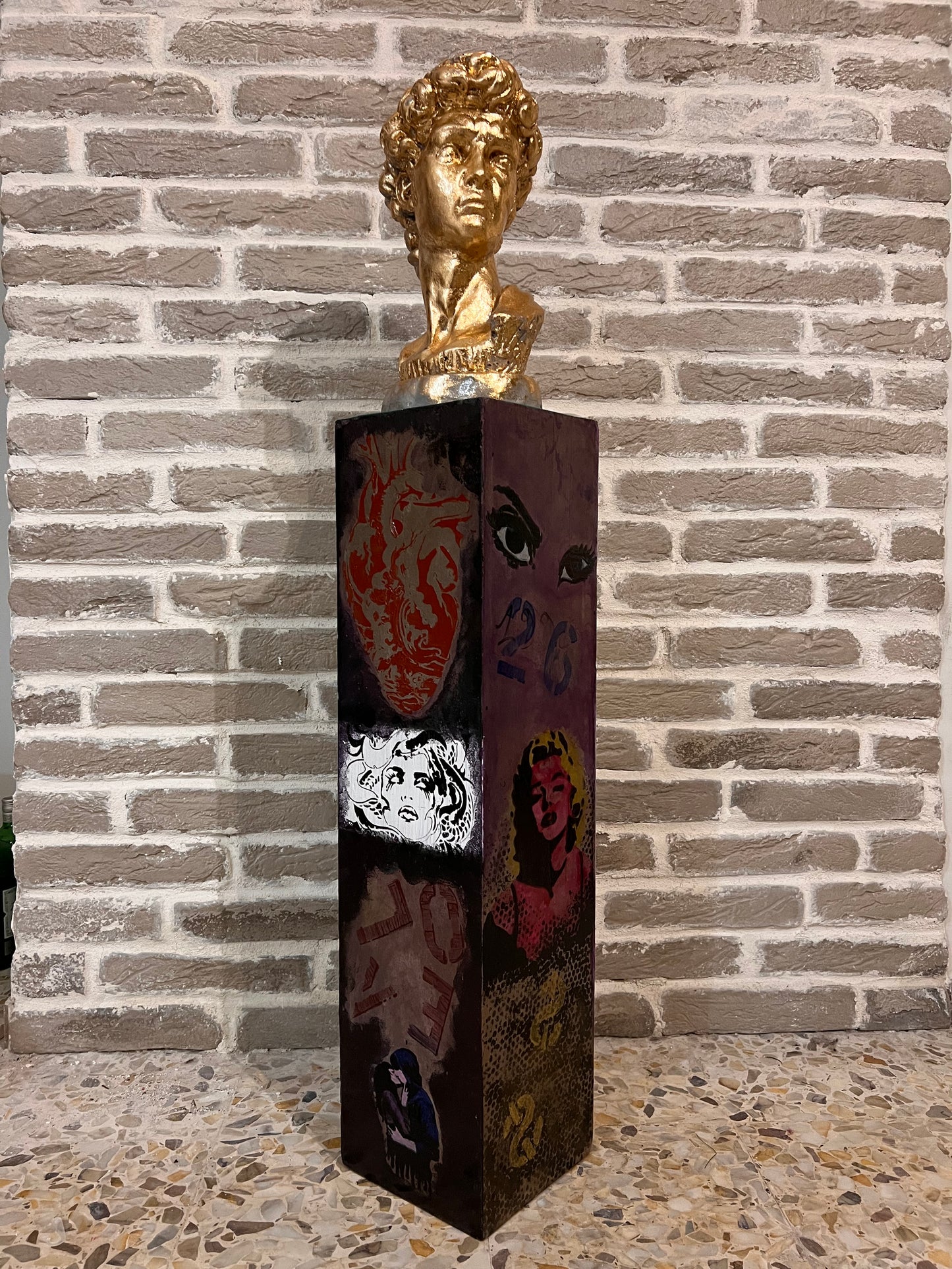 David in foglia d’oro