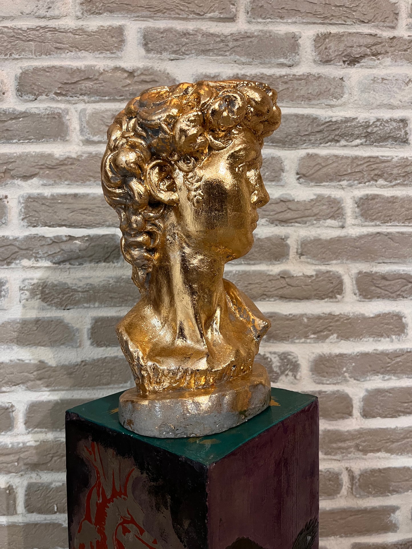 David in foglia d’oro