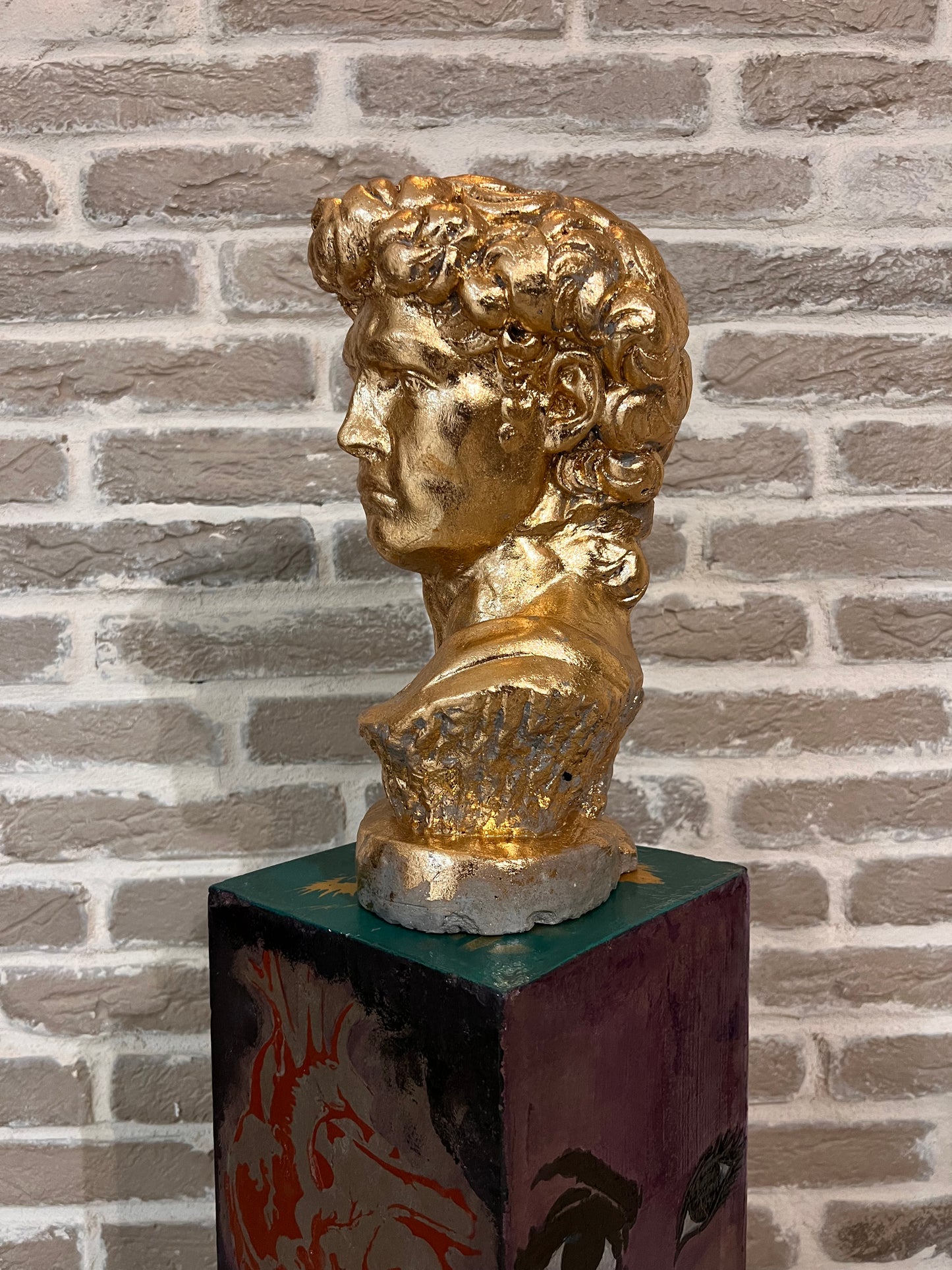 David in foglia d’oro