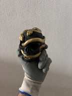 Skull snake golden