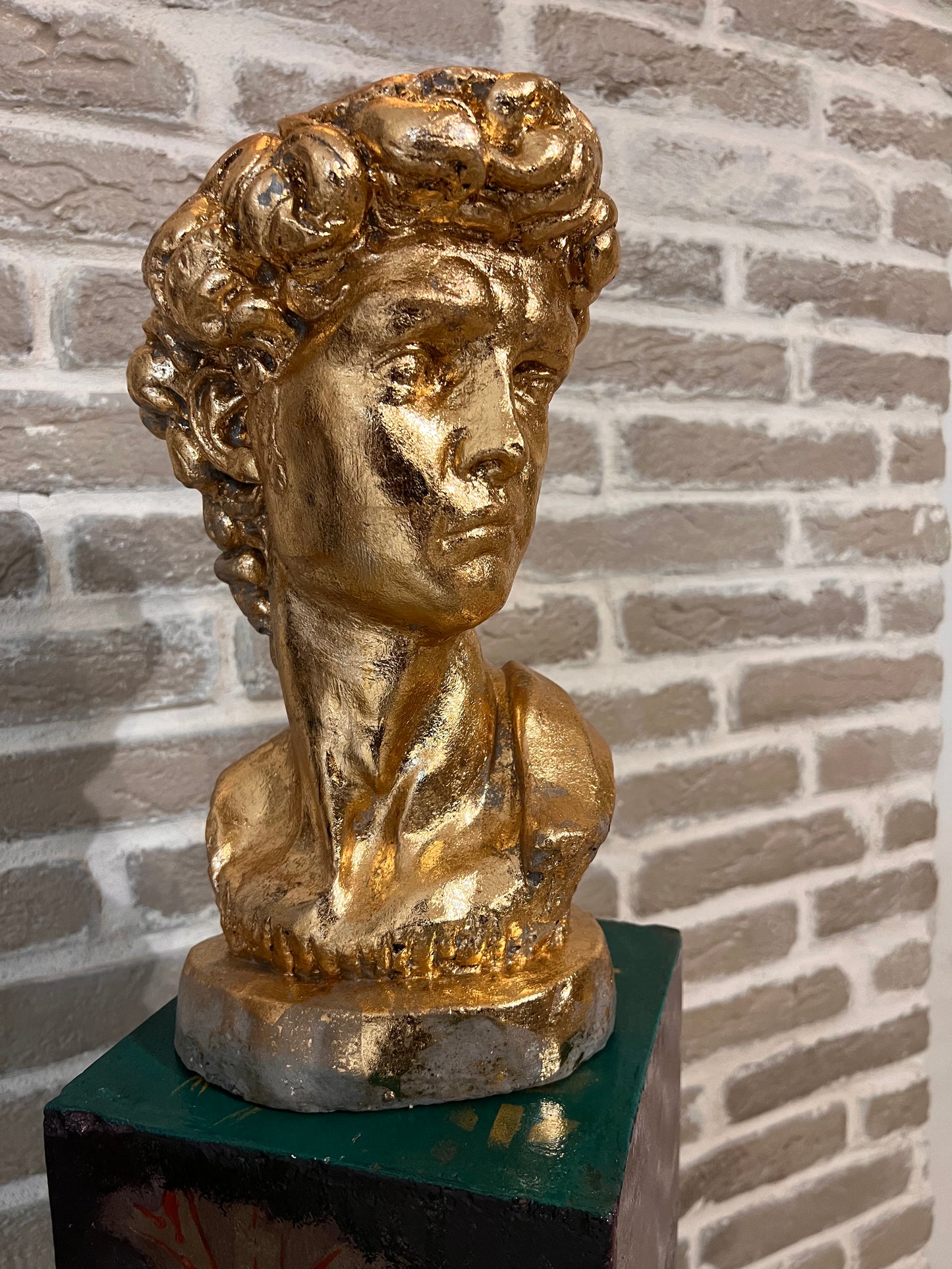 David in foglia d’oro