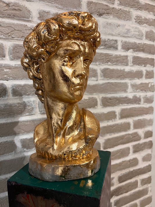 David in foglia d’oro