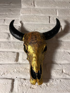 Golden Bull Skull