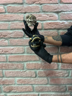 Skull snake golden