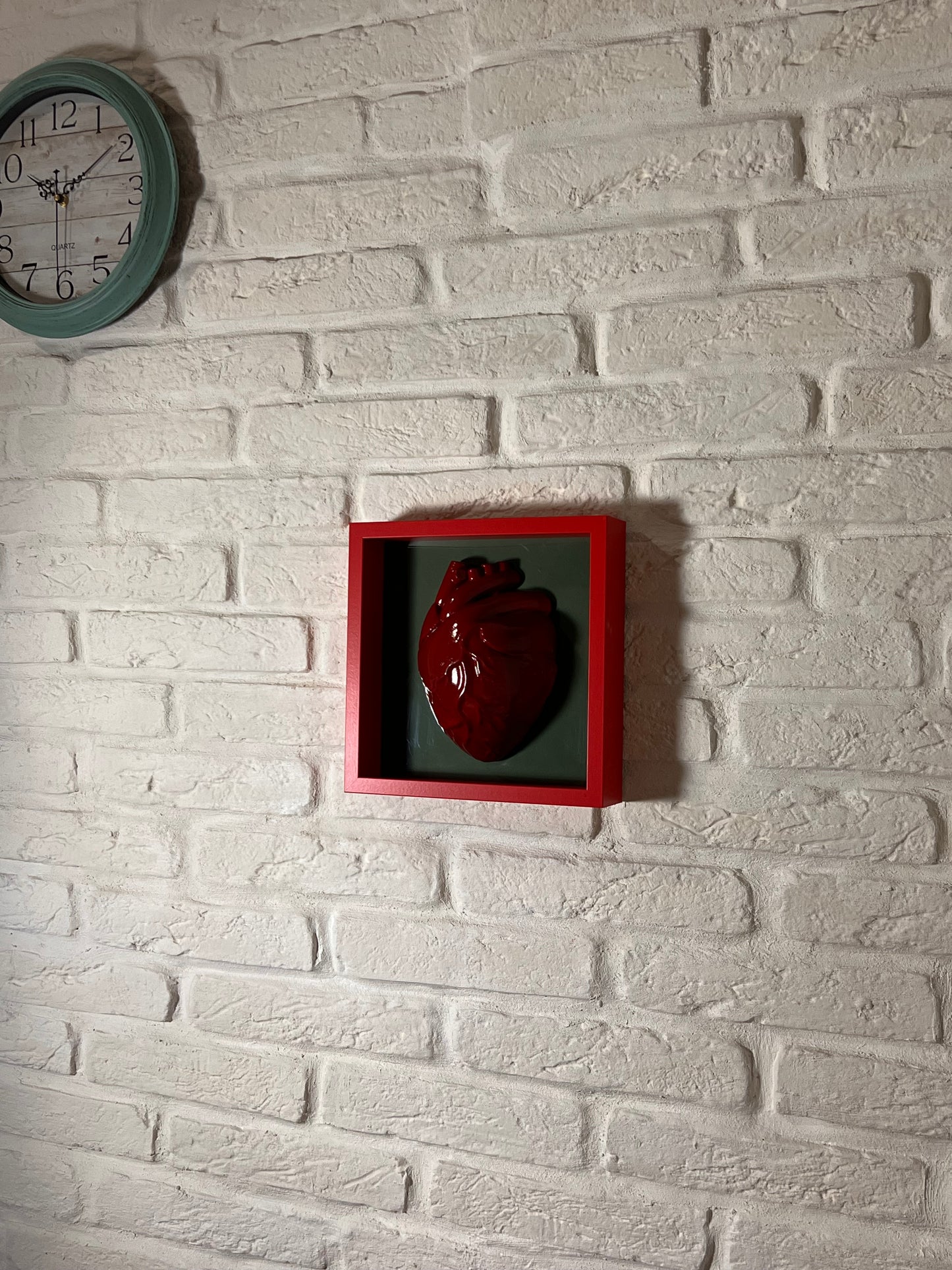 Anatomico rosso su verde