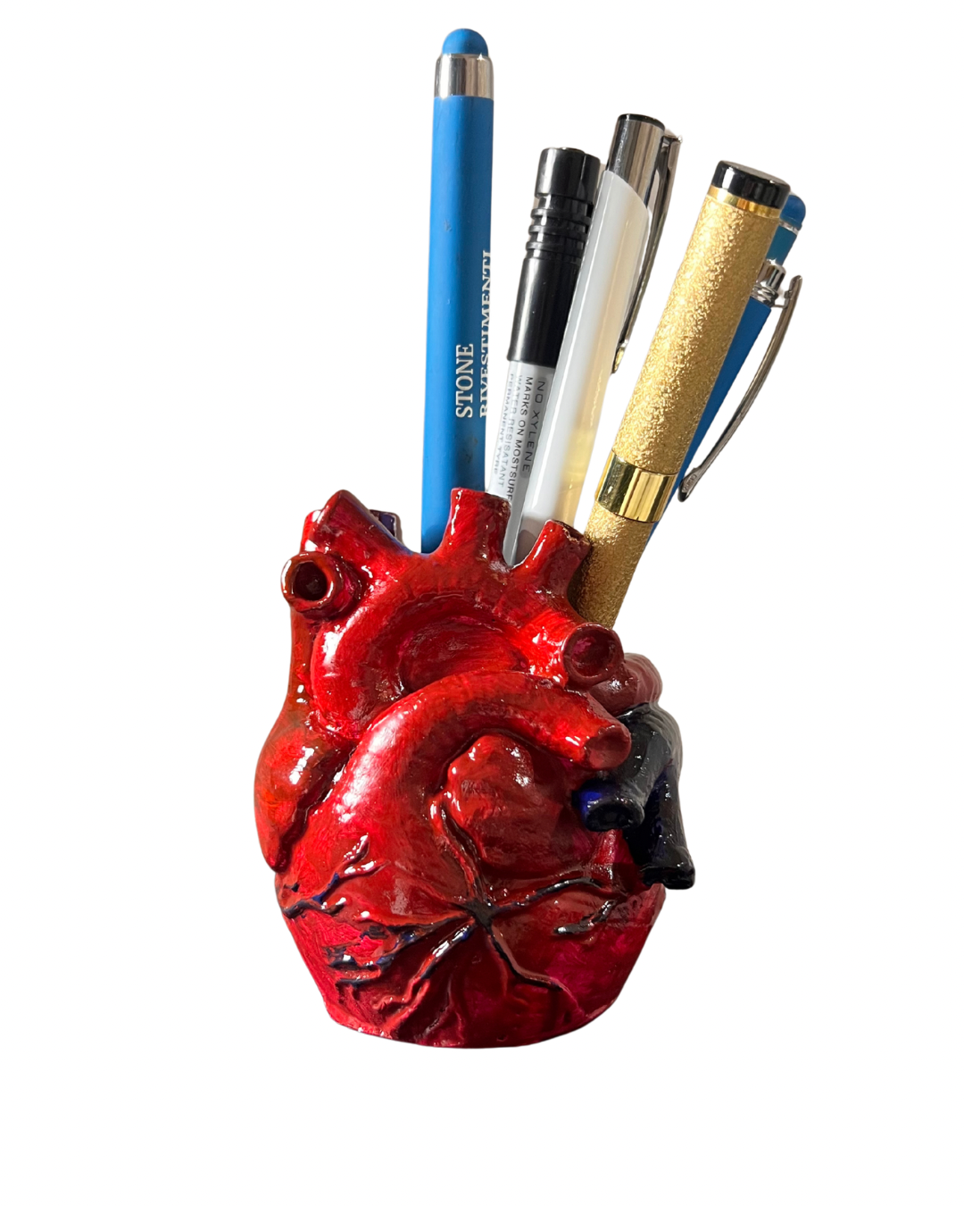 Portapenne cuore anatomico
